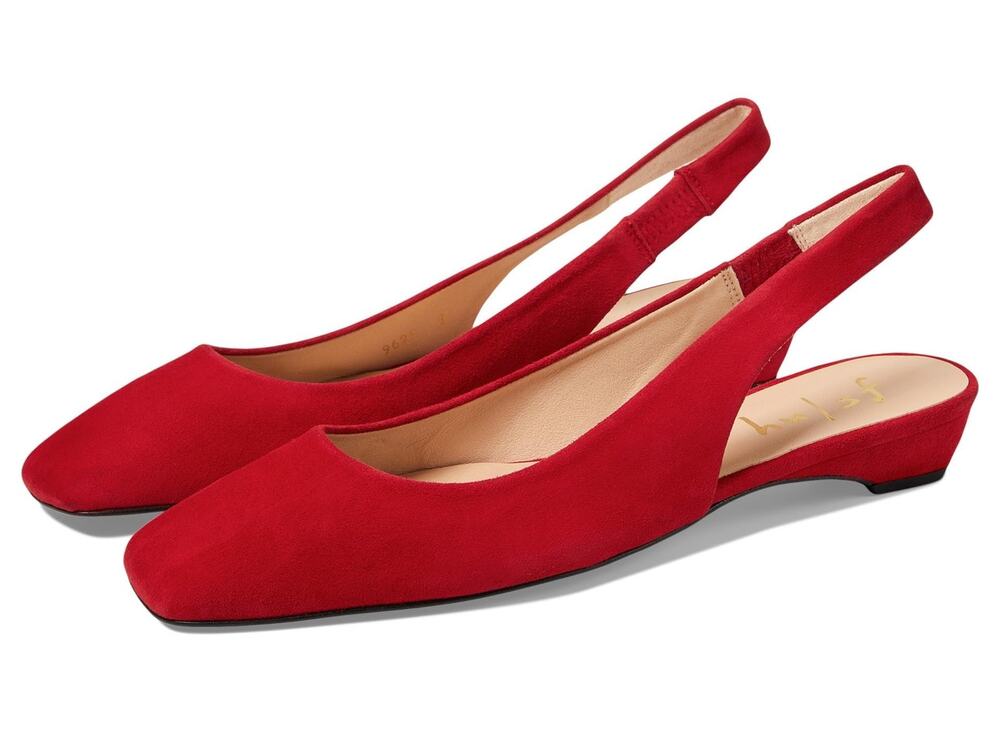 FRENCH SOLE WOMEN'S MISCHA BALLET FLAT, RED, 9.5